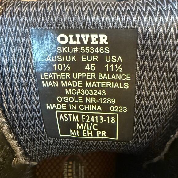 Oliver Work Boots 6\
